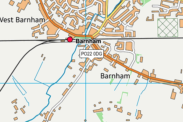 PO22 0DG map - OS VectorMap District (Ordnance Survey) PO22 0DG map - OS VectorMap District (Ordnance Survey)
