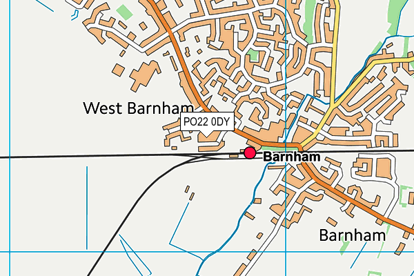 PO22 0DY map - OS VectorMap District (Ordnance Survey) PO22 0DY map - OS VectorMap District (Ordnance Survey)