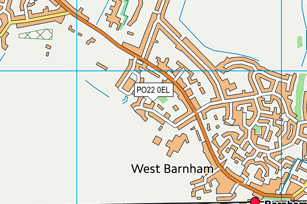 PO22 0EL map - OS VectorMap District (Ordnance Survey) PO22 0EL map - OS VectorMap District (Ordnance Survey)