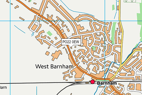 PO22 0EW map - OS VectorMap District (Ordnance Survey) PO22 0EW map - OS VectorMap District (Ordnance Survey)