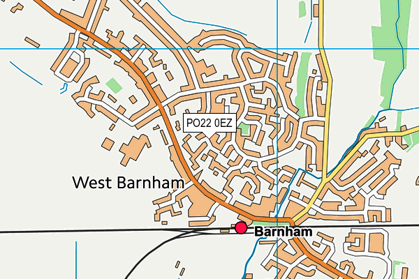 PO22 0EZ map - OS VectorMap District (Ordnance Survey) PO22 0EZ map - OS VectorMap District (Ordnance Survey)