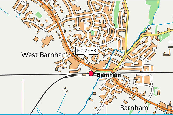 PO22 0HB map - OS VectorMap District (Ordnance Survey) PO22 0HB map - OS VectorMap District (Ordnance Survey)