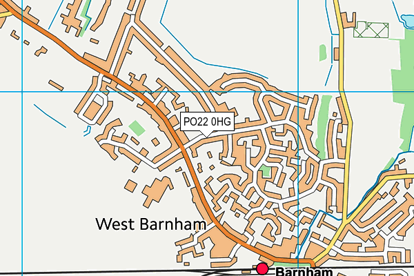 PO22 0HG map - OS VectorMap District (Ordnance Survey) PO22 0HG map - OS VectorMap District (Ordnance Survey)