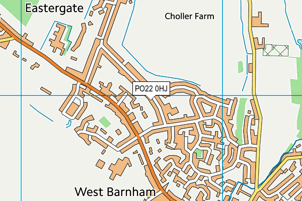 PO22 0HJ map - OS VectorMap District (Ordnance Survey) PO22 0HJ map - OS VectorMap District (Ordnance Survey)