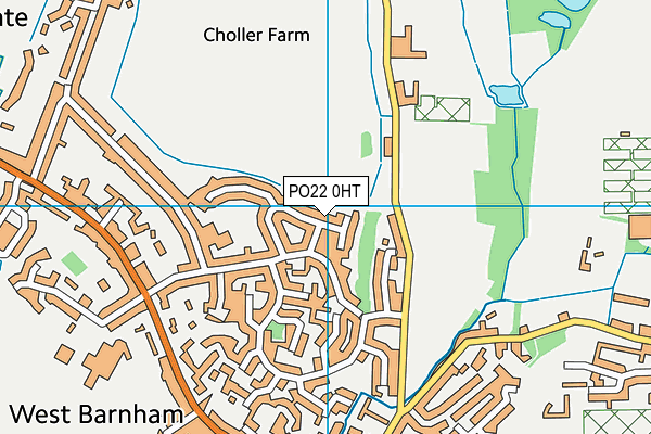 PO22 0HT map - OS VectorMap District (Ordnance Survey) PO22 0HT map - OS VectorMap District (Ordnance Survey)