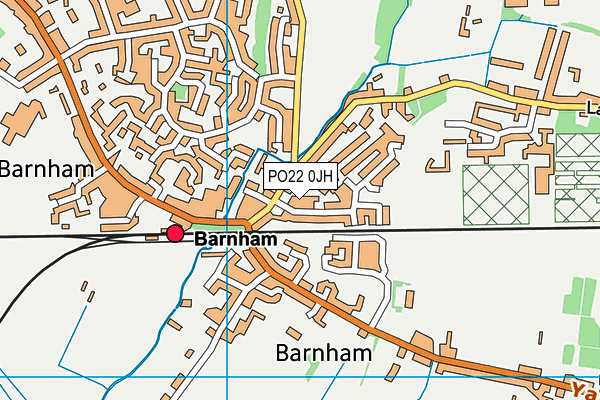 PO22 0JH map - OS VectorMap District (Ordnance Survey) PO22 0JH map - OS VectorMap District (Ordnance Survey)