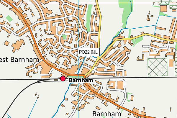 PO22 0JL map - OS VectorMap District (Ordnance Survey) PO22 0JL map - OS VectorMap District (Ordnance Survey)