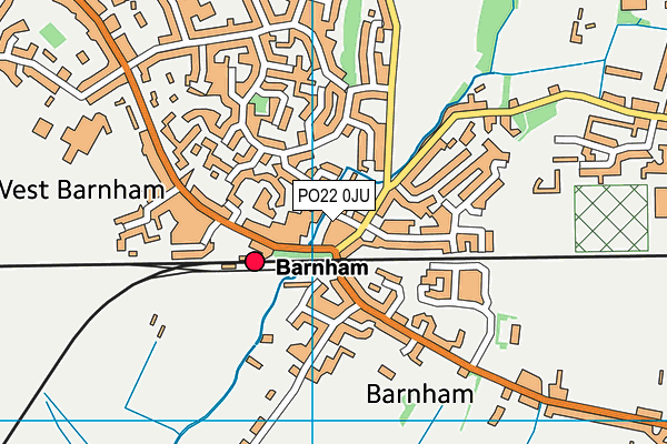 PO22 0JU map - OS VectorMap District (Ordnance Survey) PO22 0JU map - OS VectorMap District (Ordnance Survey)