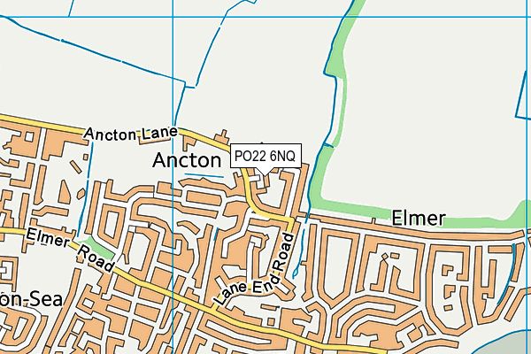 PO22 6NQ map - OS VectorMap District (Ordnance Survey) PO22 6NQ map - OS VectorMap District (Ordnance Survey)