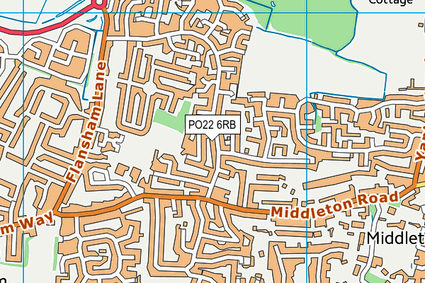 PO22 6RB map - OS VectorMap District (Ordnance Survey) PO22 6RB map - OS VectorMap District (Ordnance Survey)