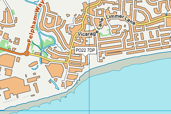 PO22 7DP map - OS VectorMap District (Ordnance Survey) PO22 7DP map - OS VectorMap District (Ordnance Survey)