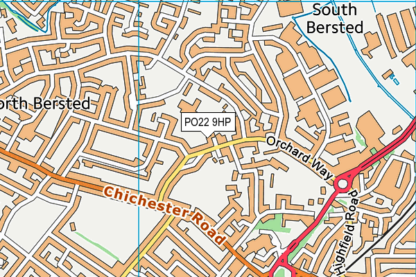 PO22 9HP map - OS VectorMap District (Ordnance Survey) PO22 9HP map - OS VectorMap District (Ordnance Survey)