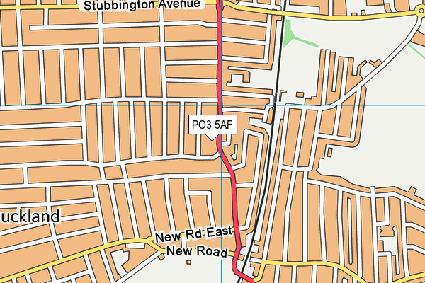 PO3 5AF map - OS VectorMap District (Ordnance Survey) PO3 5AF map - OS VectorMap District (Ordnance Survey)