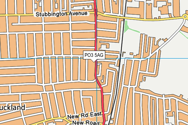 PO3 5AG map - OS VectorMap District (Ordnance Survey) PO3 5AG map - OS VectorMap District (Ordnance Survey)