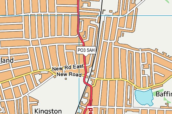 PO3 5AH map - OS VectorMap District (Ordnance Survey) PO3 5AH map - OS VectorMap District (Ordnance Survey)