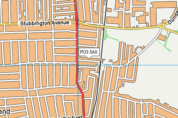 PO3 5AX map - OS VectorMap District (Ordnance Survey) PO3 5AX map - OS VectorMap District (Ordnance Survey)