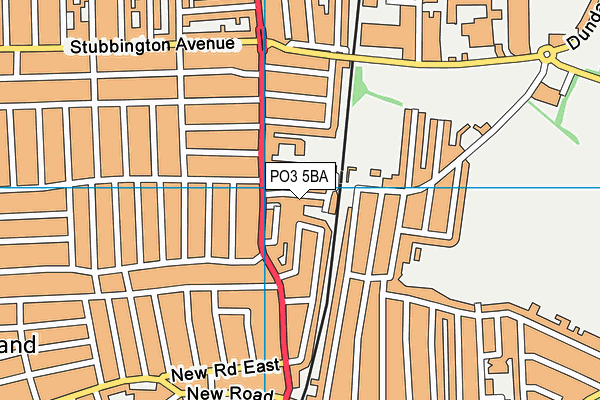 PO3 5BA map - OS VectorMap District (Ordnance Survey) PO3 5BA map - OS VectorMap District (Ordnance Survey)