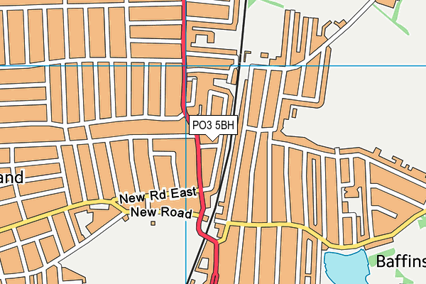 PO3 5BH map - OS VectorMap District (Ordnance Survey) PO3 5BH map - OS VectorMap District (Ordnance Survey)