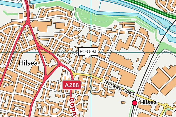 PO3 5BJ map - OS VectorMap District (Ordnance Survey) PO3 5BJ map - OS VectorMap District (Ordnance Survey)