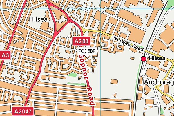 PO3 5BP map - OS VectorMap District (Ordnance Survey) PO3 5BP map - OS VectorMap District (Ordnance Survey)