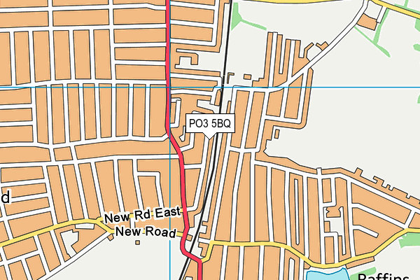 PO3 5BQ map - OS VectorMap District (Ordnance Survey) PO3 5BQ map - OS VectorMap District (Ordnance Survey)