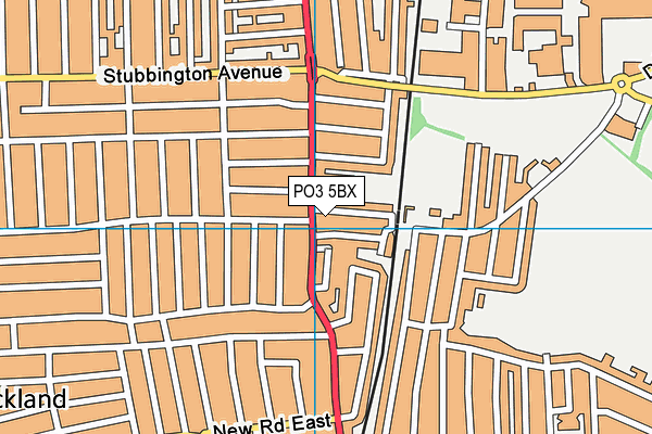 PO3 5BX map - OS VectorMap District (Ordnance Survey) PO3 5BX map - OS VectorMap District (Ordnance Survey)