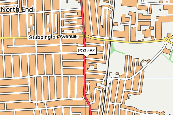 PO3 5BZ map - OS VectorMap District (Ordnance Survey) PO3 5BZ map - OS VectorMap District (Ordnance Survey)
