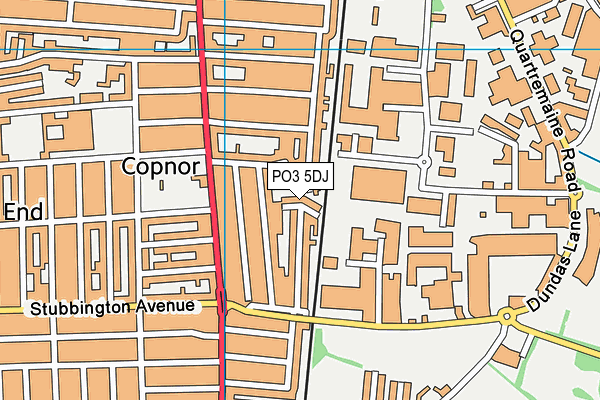 PO3 5DJ map - OS VectorMap District (Ordnance Survey) PO3 5DJ map - OS VectorMap District (Ordnance Survey)