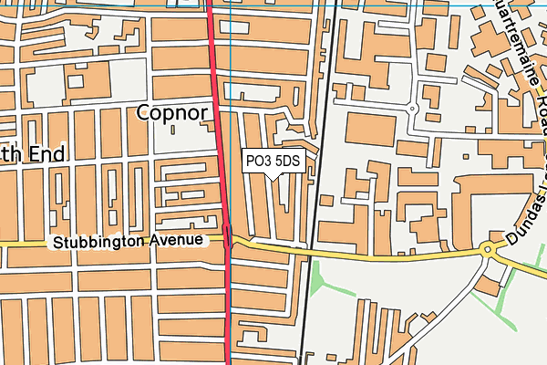 PO3 5DS map - OS VectorMap District (Ordnance Survey) PO3 5DS map - OS VectorMap District (Ordnance Survey)