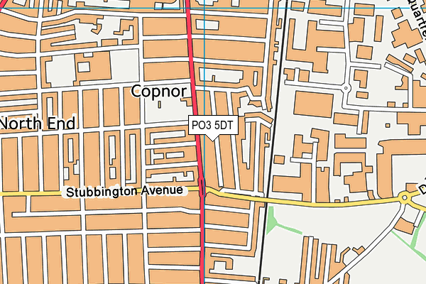 PO3 5DT map - OS VectorMap District (Ordnance Survey) PO3 5DT map - OS VectorMap District (Ordnance Survey)