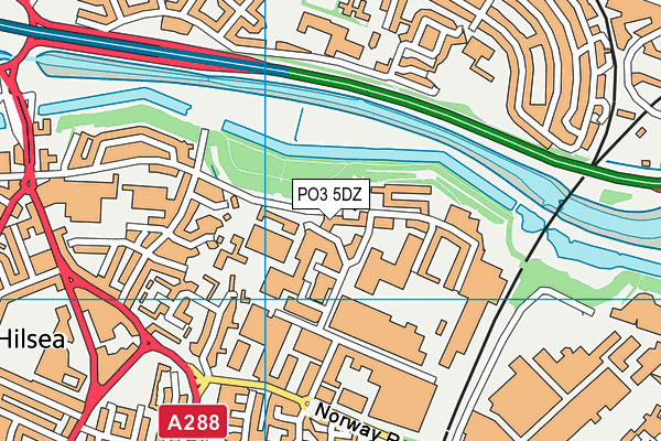 PO3 5DZ map - OS VectorMap District (Ordnance Survey) PO3 5DZ map - OS VectorMap District (Ordnance Survey)