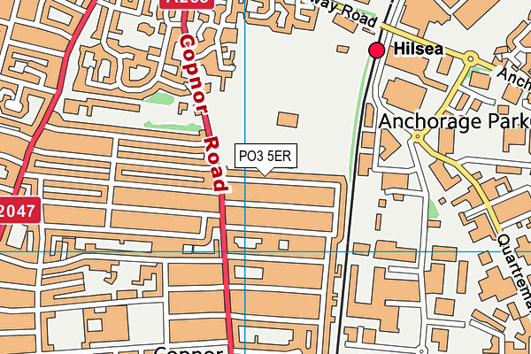 PO3 5ER map - OS VectorMap District (Ordnance Survey) PO3 5ER map - OS VectorMap District (Ordnance Survey)