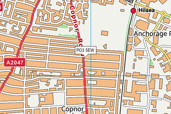 PO3 5EW map - OS VectorMap District (Ordnance Survey) PO3 5EW map - OS VectorMap District (Ordnance Survey)