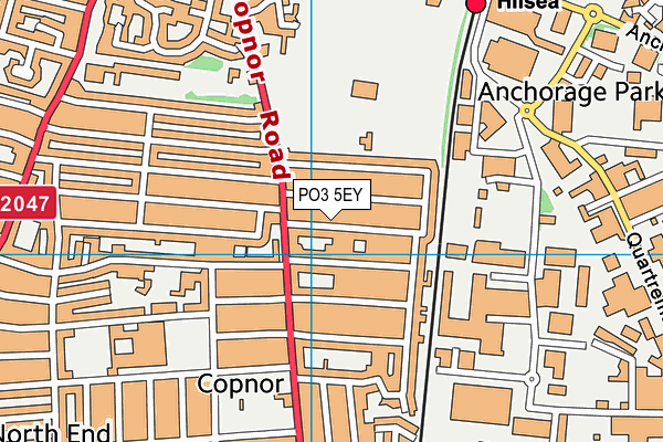 PO3 5EY map - OS VectorMap District (Ordnance Survey) PO3 5EY map - OS VectorMap District (Ordnance Survey)