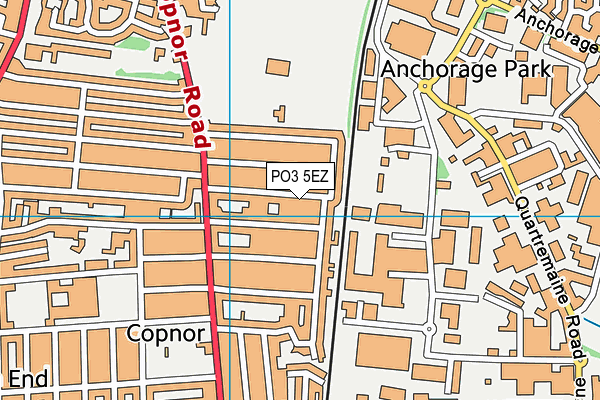 PO3 5EZ map - OS VectorMap District (Ordnance Survey) PO3 5EZ map - OS VectorMap District (Ordnance Survey)