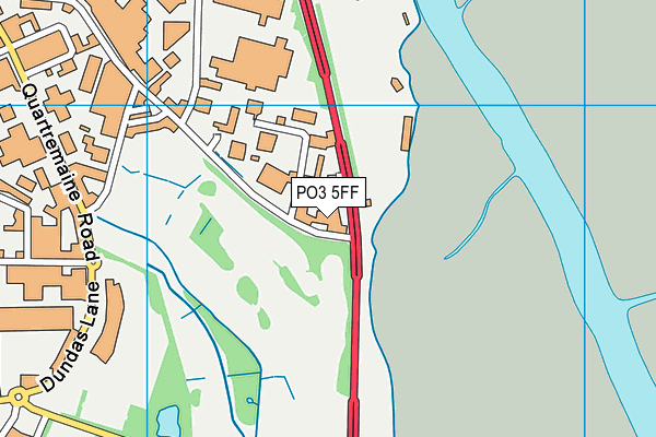 PO3 5FF map - OS VectorMap District (Ordnance Survey) PO3 5FF map - OS VectorMap District (Ordnance Survey)