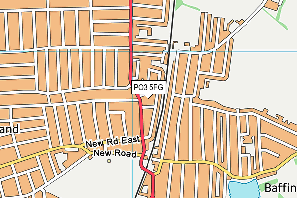 PO3 5FG map - OS VectorMap District (Ordnance Survey) PO3 5FG map - OS VectorMap District (Ordnance Survey)