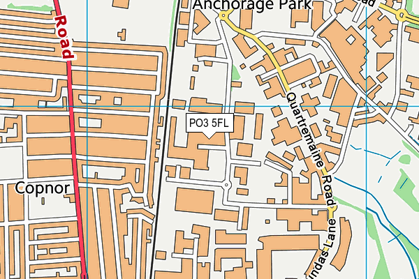 PO3 5FL map - OS VectorMap District (Ordnance Survey) PO3 5FL map - OS VectorMap District (Ordnance Survey)
