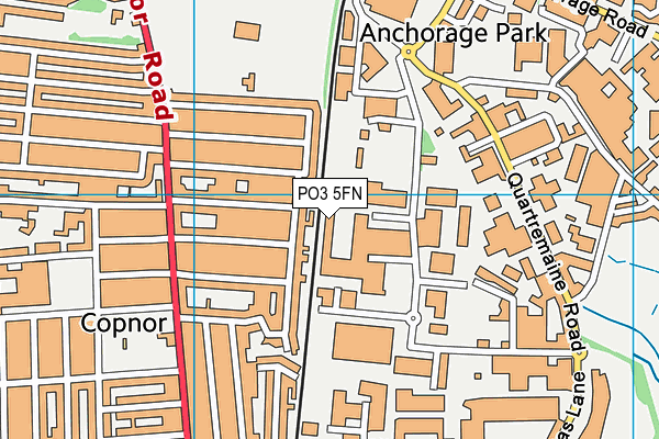 PO3 5FN map - OS VectorMap District (Ordnance Survey) PO3 5FN map - OS VectorMap District (Ordnance Survey)