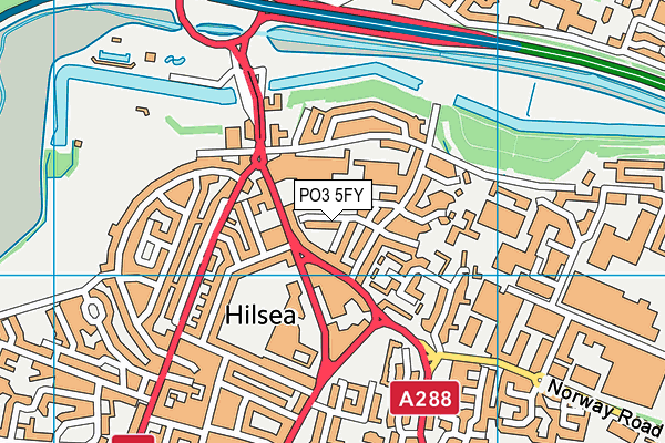 PO3 5FY map - OS VectorMap District (Ordnance Survey) PO3 5FY map - OS VectorMap District (Ordnance Survey)