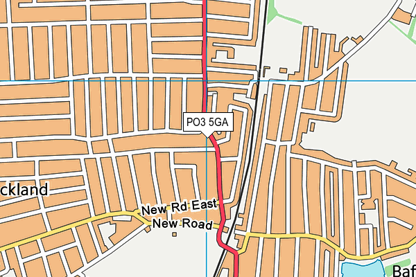PO3 5GA map - OS VectorMap District (Ordnance Survey) PO3 5GA map - OS VectorMap District (Ordnance Survey)