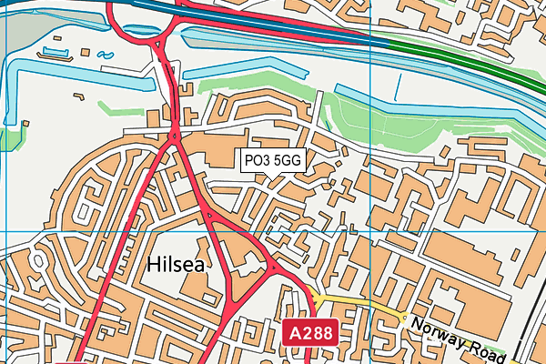 PO3 5GG map - OS VectorMap District (Ordnance Survey) PO3 5GG map - OS VectorMap District (Ordnance Survey)