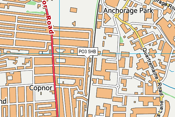 PO3 5HB map - OS VectorMap District (Ordnance Survey) PO3 5HB map - OS VectorMap District (Ordnance Survey)