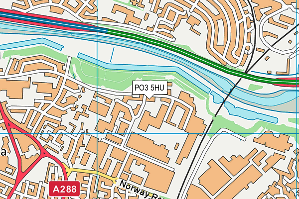 PO3 5HU map - OS VectorMap District (Ordnance Survey) PO3 5HU map - OS VectorMap District (Ordnance Survey)