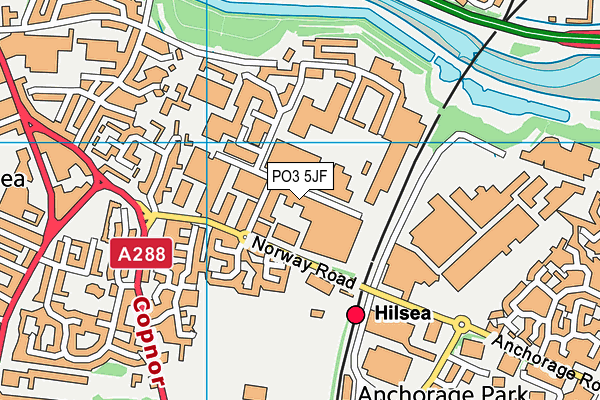 PO3 5JF map - OS VectorMap District (Ordnance Survey) PO3 5JF map - OS VectorMap District (Ordnance Survey)