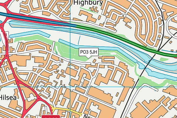PO3 5JH map - OS VectorMap District (Ordnance Survey) PO3 5JH map - OS VectorMap District (Ordnance Survey)