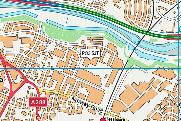 PO3 5JT map - OS VectorMap District (Ordnance Survey) PO3 5JT map - OS VectorMap District (Ordnance Survey)