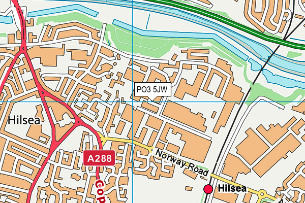 PO3 5JW map - OS VectorMap District (Ordnance Survey) PO3 5JW map - OS VectorMap District (Ordnance Survey)