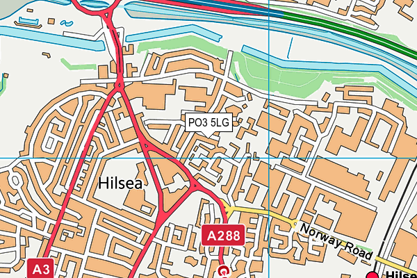 PO3 5LG map - OS VectorMap District (Ordnance Survey) PO3 5LG map - OS VectorMap District (Ordnance Survey)
