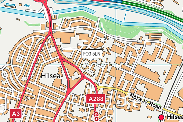 PO3 5LN map - OS VectorMap District (Ordnance Survey) PO3 5LN map - OS VectorMap District (Ordnance Survey)